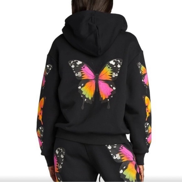 I am Gia Butterfly Jacket in Black - Picture 1 of 4